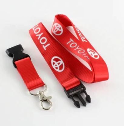 Picture of Toyota Red Long Strap Lanyard Keychain
