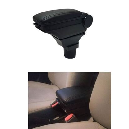 Picture of Arm Rest Console with Cup Holder Fitting for Suzuki (Alto 660cc,Wagon R,New Cultus, Swift), Toyota Vitz and Toyota Yaris