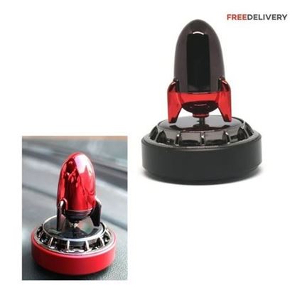 Picture of Aromatherapy Solar Rocket Auto Rotating Car Air Freshener Perfume