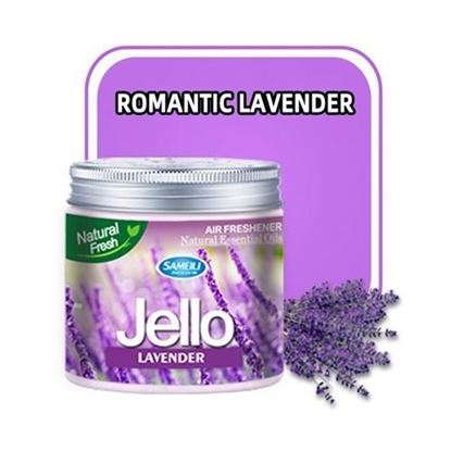 Picture of Jello - Gel Air Freshener For Car and Home ,Office- LAVENDER -- 220g
