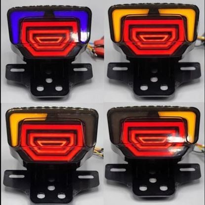 Picture of Motorcycle LED Tail Light Brake Stop Light And Indicators For Honda 125 / 70