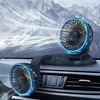 Picture of Dual Head Car Fan 2 speed Adjustment Car Cooling Fan Strong Wind Cooling Fan