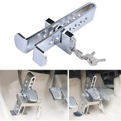 Picture of Car Pedal Lock Brake And Clutch Security Lock Anti Theft For All Cars