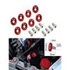 Picture of 10 Pcs Set Of JDM Washers For Cars - Red