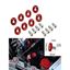 Picture of 10 Pcs Set Of JDM Washers For Cars - Red