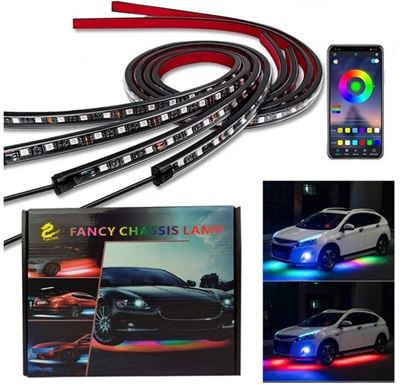 Picture of FANCY RGB 12V LED STRIPS CAR CHASSIS AMBIENT LIGHT WITH APP