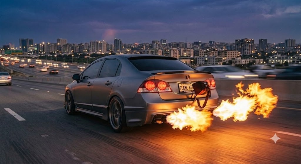 Universal Car Exhaust Flame Thrower Kit | Fire Flame Kit | High Performance (For Single Exhuast)